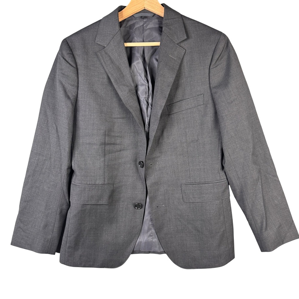Bonobos Jetsetter Slim Fit Worsted Wool Blend Suit Jacket Blazer Gray 36S